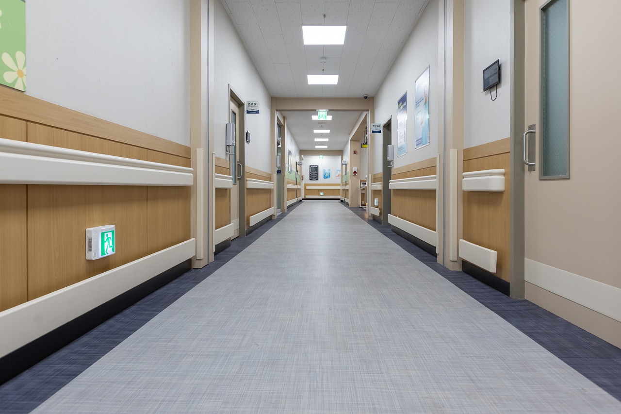 NHS waiting times corridor